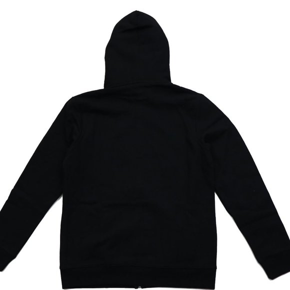 AMERICAN RAG Black Full Zip Fleece Hoodie pocketed jacket - Picture 4 of 4
